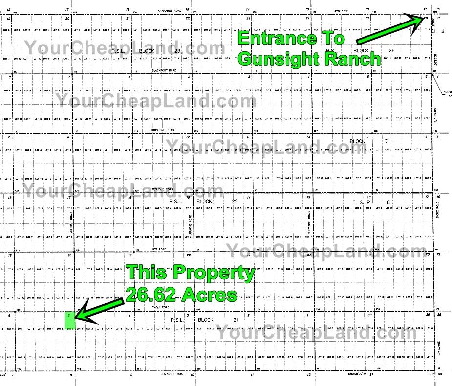 Gunsight Ranch - Block 21, Section 5, North Half of Tract 6 - Image 3