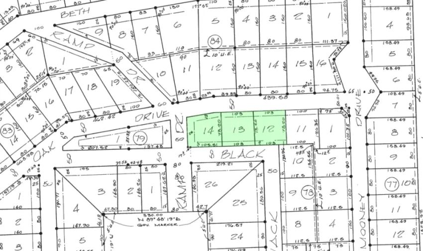 Massey Point - Eufaula Lake - Unit 6, Block 78, Lots 12,13,14 in Pittsburg County, OK