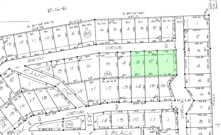 Massey Point - Eufaula Lake - Unit 6, Block 84, Lots 1,2,3 in Pittsburg County, OK