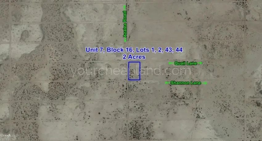 Sunshine Valley Ranchettes - Unit 7, Block 16, Lots 1, 2, 43 & 44 - Image 2
