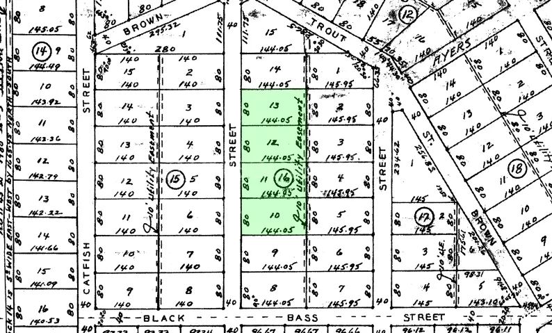 Massey Point - Eufaula Lake - Unit 2, Block 16, Lots 10,11,12,13 in Pittsburg County, OK