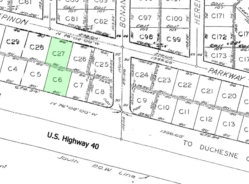 Vista Valley Estates - Unit 6, Lots C6 & C27 in Duchesne County, UT
