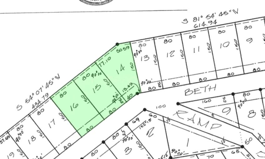 Massey Point - Eufaula Lake - Unit 6, Block 85, Lots 14,15,16 in Pittsburg County, OK