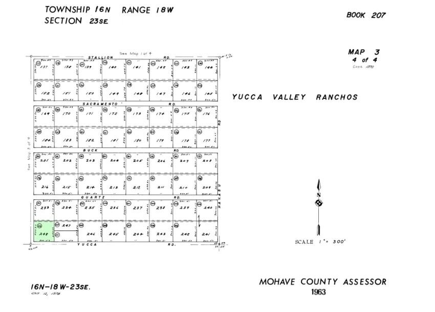 Decorative background for Mohave County - Yucca Valley Ranchos, Unit 23, Lot 248 image 7