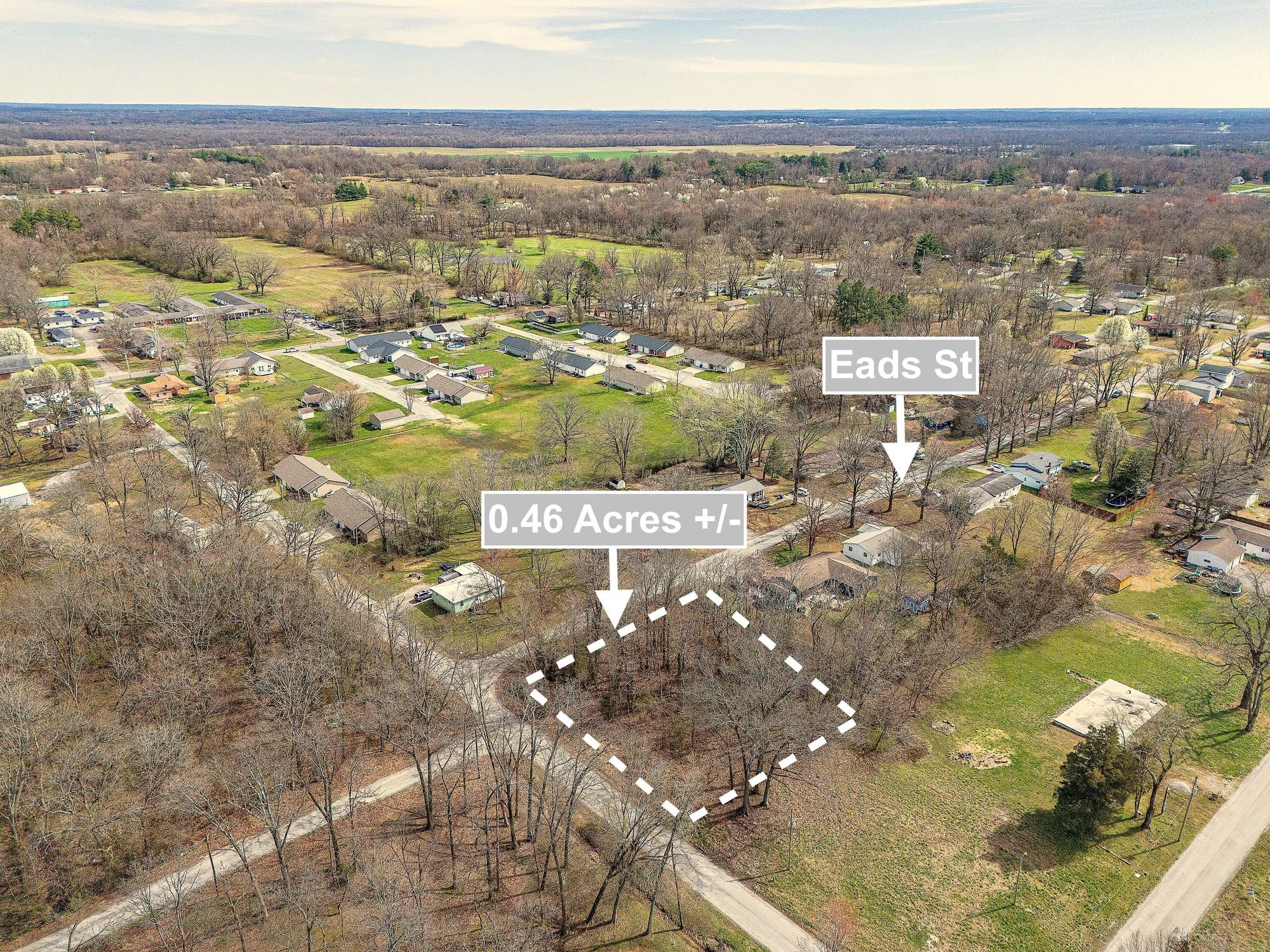 0.46 Acres Corner Land For Sale In Benton IL in Franklin County, IL
