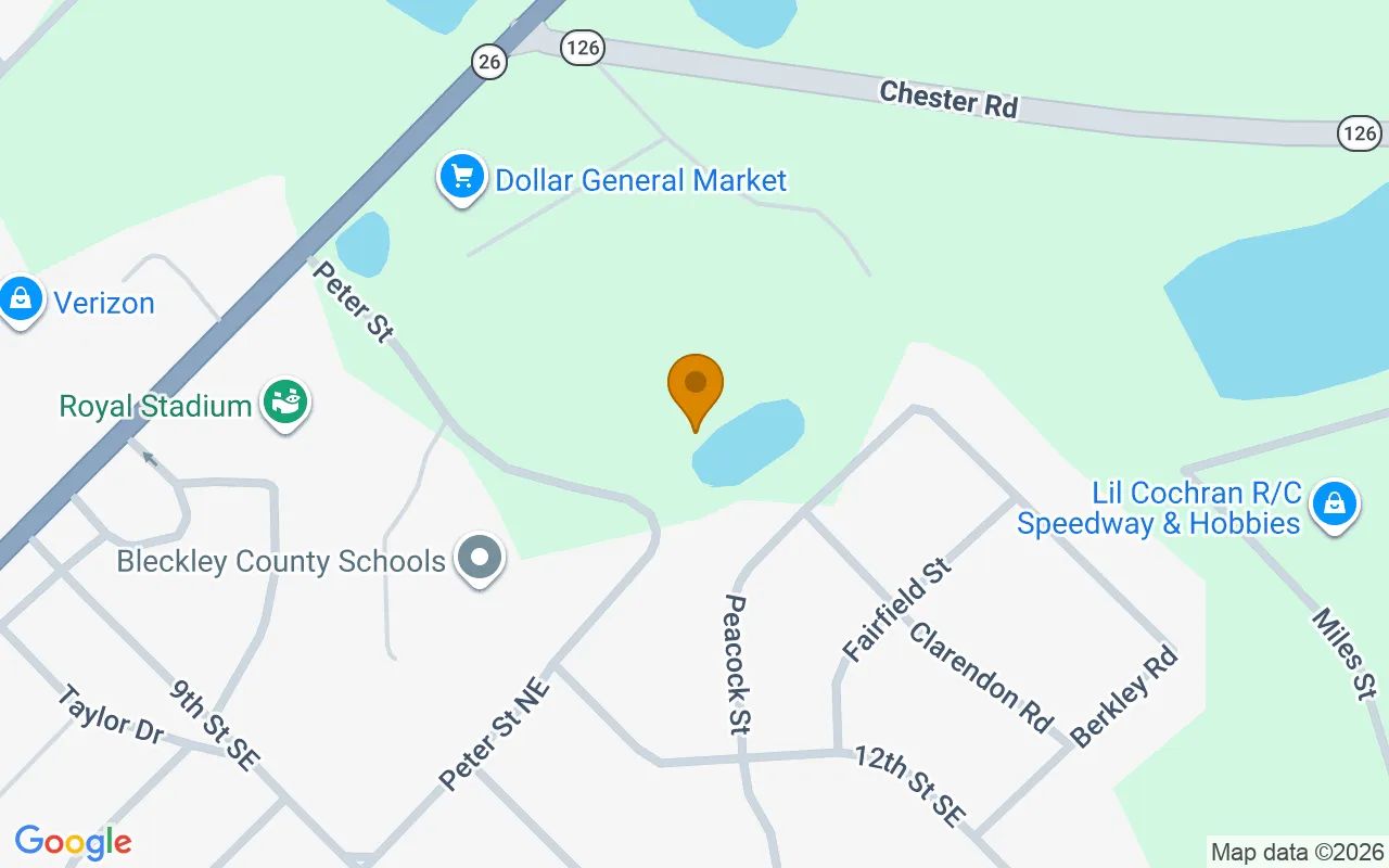 7.55 Acres in Cochran - Bleckley County, GA in Bleckley County, GA