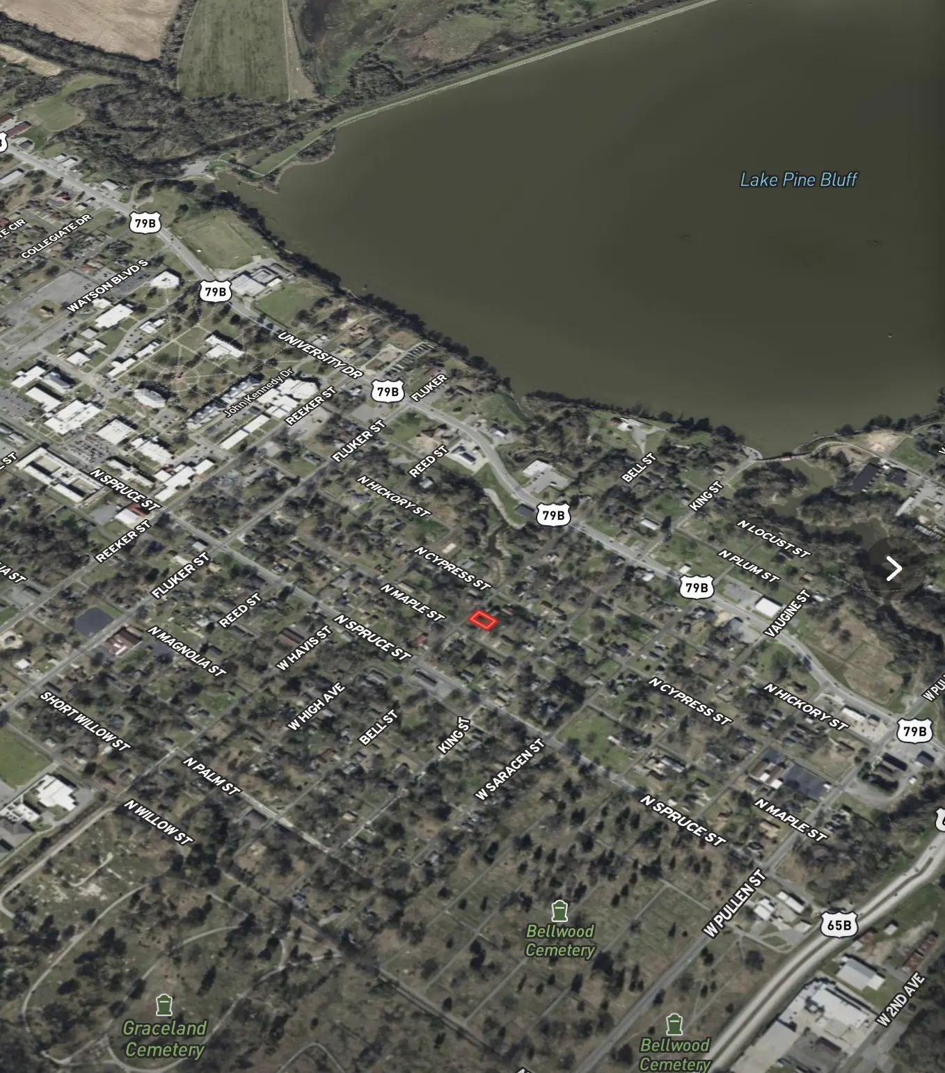 Bell Street Pine Bluff Lot | 0.13 Acre | Pine Bluff, Arkansas in Jefferson County, AR