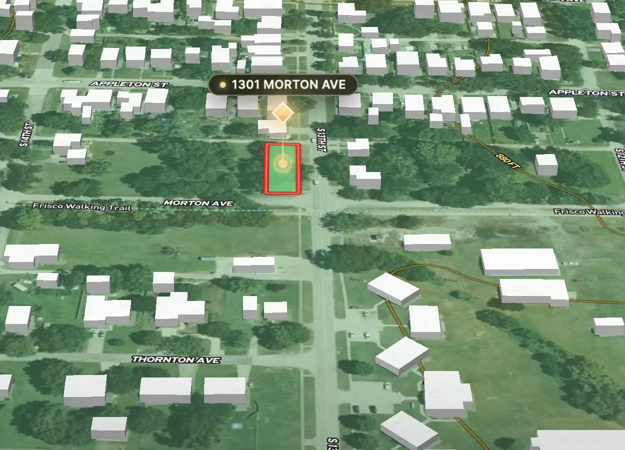 1301 Morton Avenue Parsons Homesite | 0.17 Acre | R-1 Corner Lot in Labette County, KS