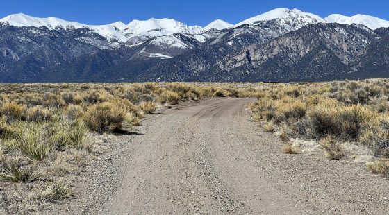 High Desert Plains Oasis in Saguache County, CO