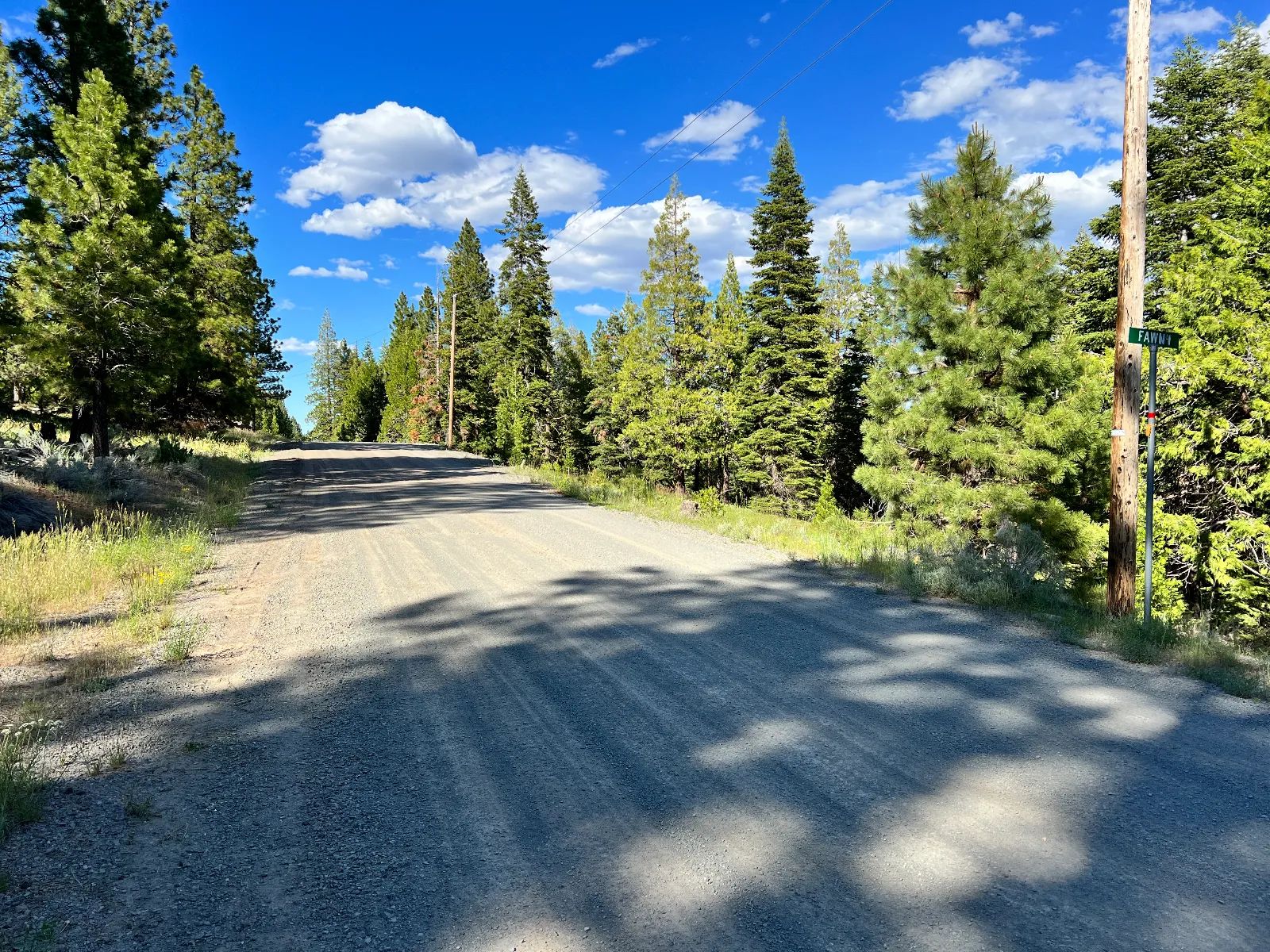 County Maintained Road with Power in Modoc County, CA