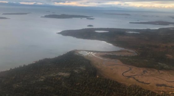 Over 850 Feet of Lake Frontage on Largest Lake in Alaska in Lake and Peninsula County, AK