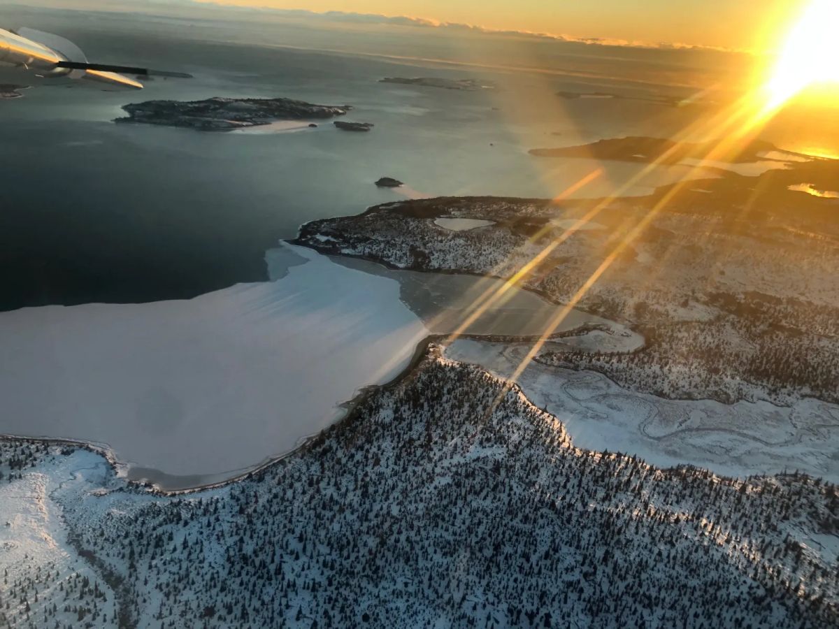 Decorative background for Over 850 Feet of Lake Frontage on Largest Lake in Alaska image 12