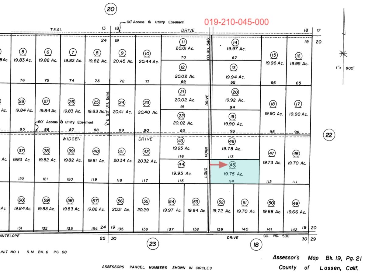 Decorative background for One hour from Susanville. Level Parcel image 17