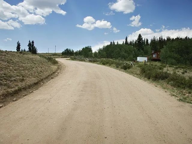 Power and Phone at the Street in Park County, CO