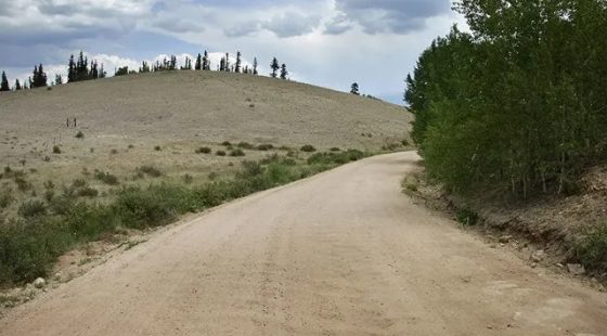 Power and Phone at the Street in Park County, CO