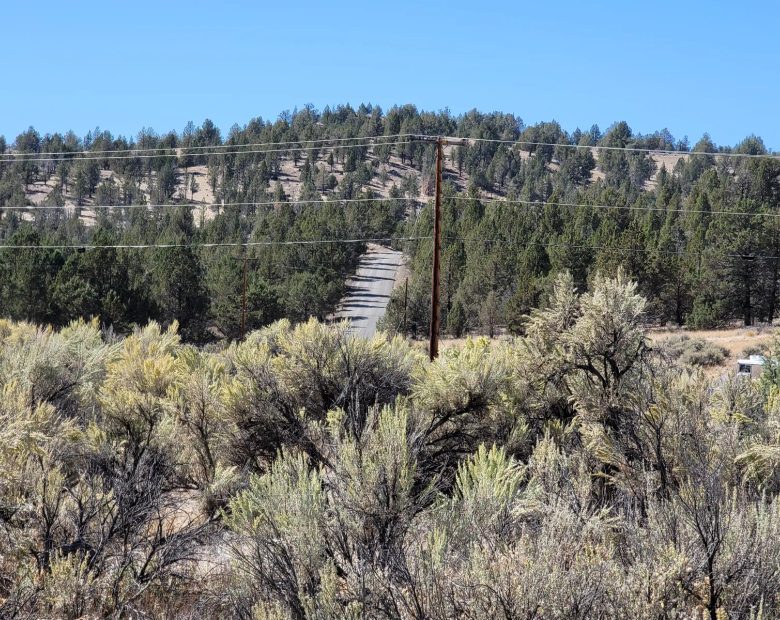 Seasonal Creek Runs Border in Modoc County, CA