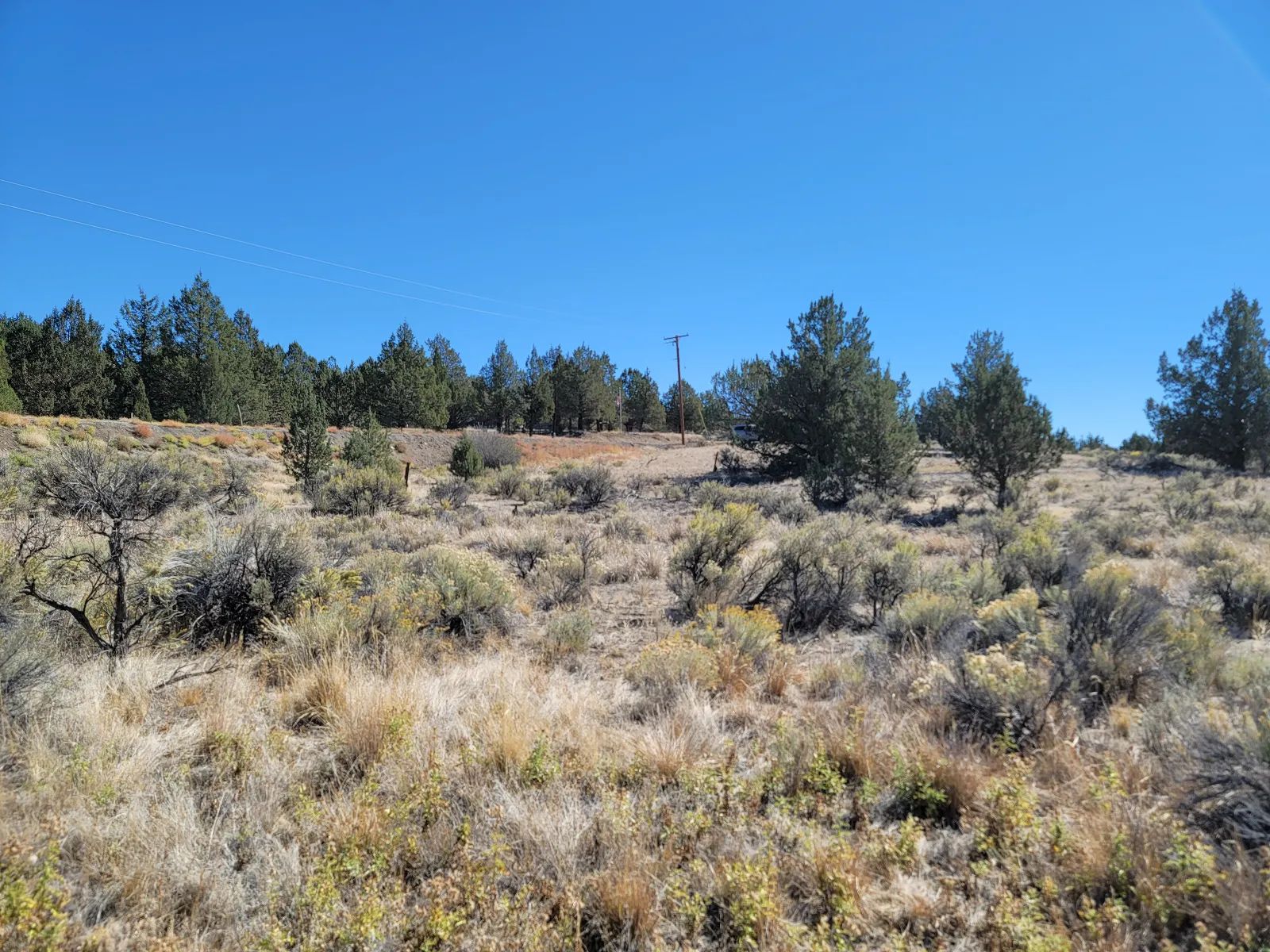 Seasonal Creek Runs Border in Modoc County, CA