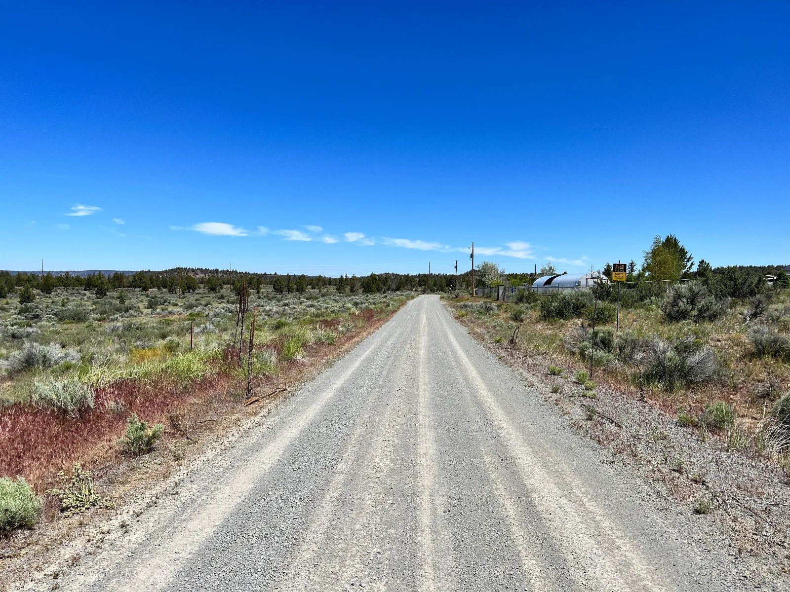 Gravel Road, Close to Power in Modoc County, CA