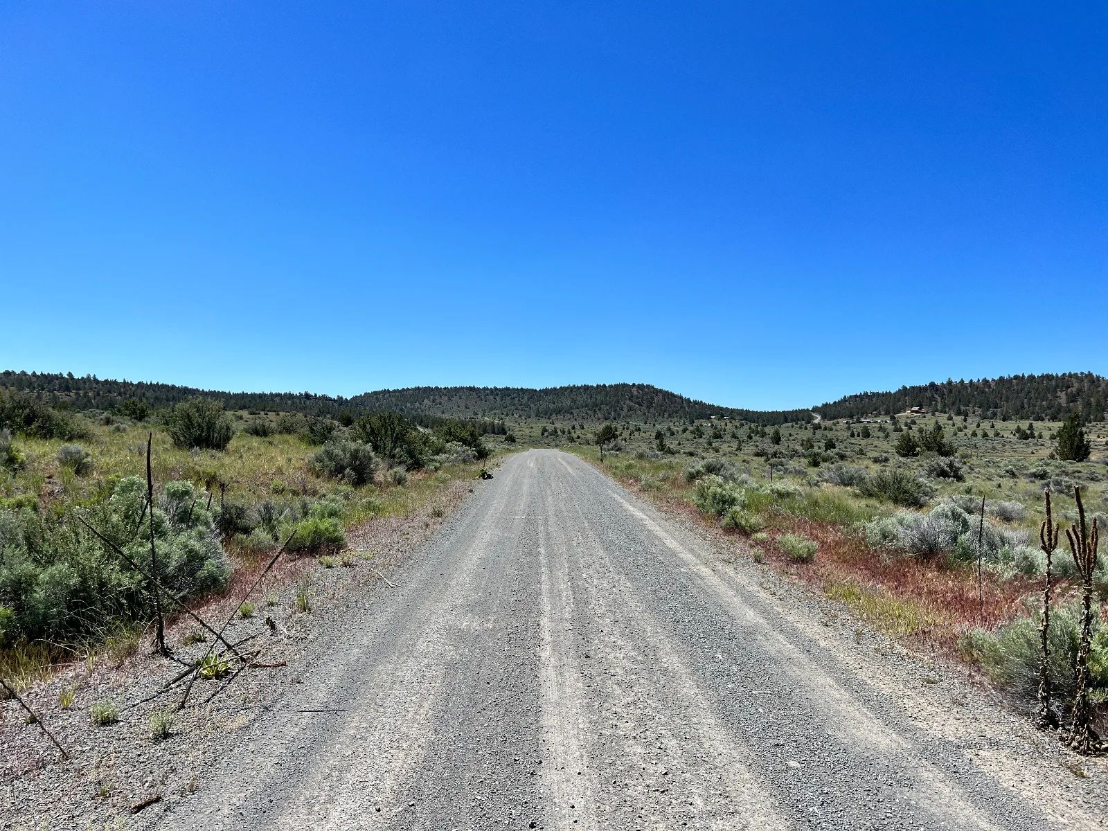 Gravel Road, Close to Power in Modoc County, CA