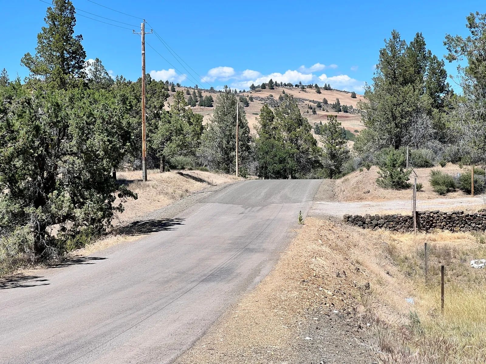 Paved Road, Level Property with Scattered Trees in Siskiyou County, CA