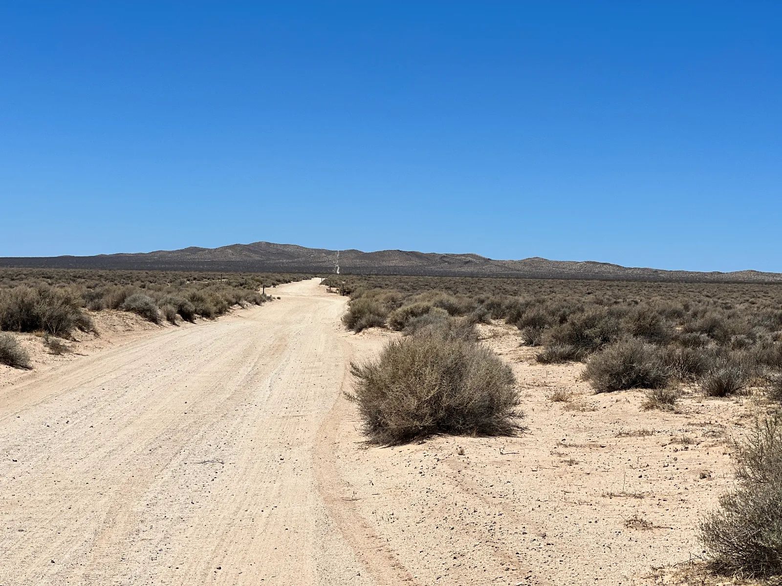 Near Barstow CA in San Bernardino County, CA