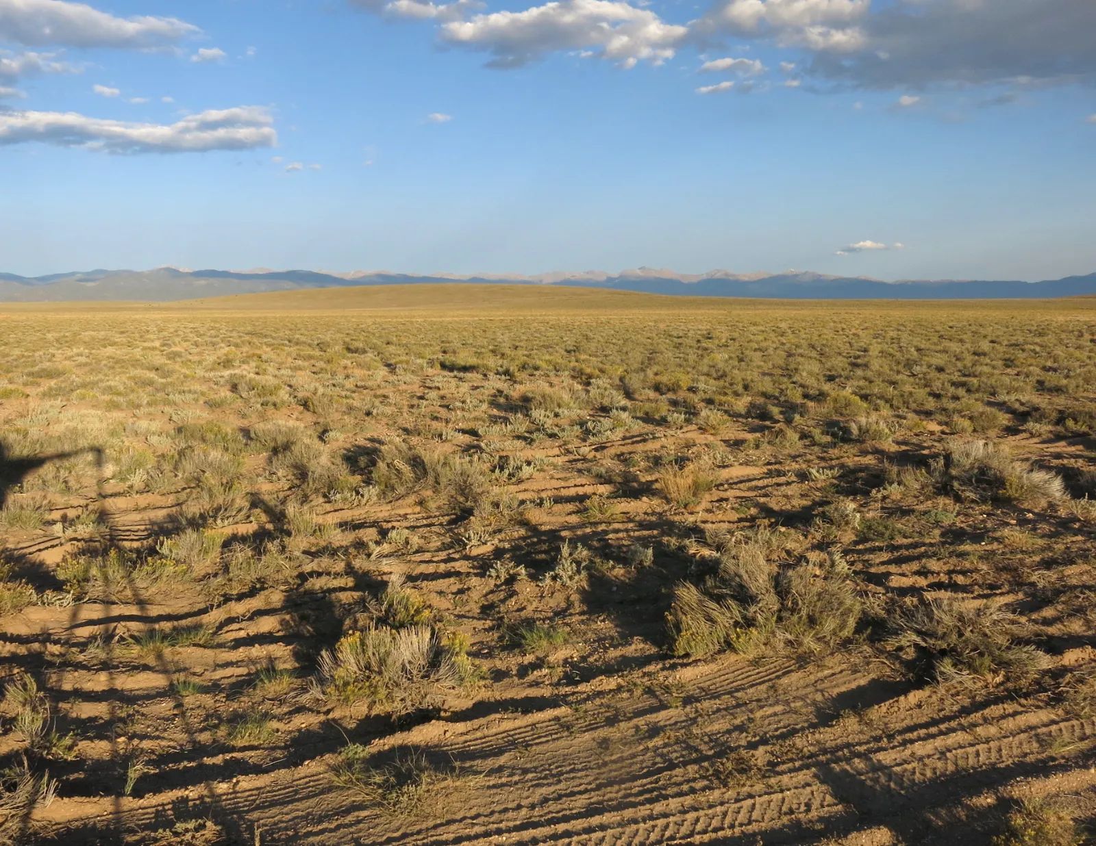 Power at Road in Costilla County, CO