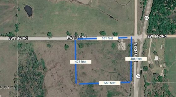 6.14 Acres at NS 368 & EW 112 Rd with Cell Tower Lease - Okemah, OK in Seminole County, OK