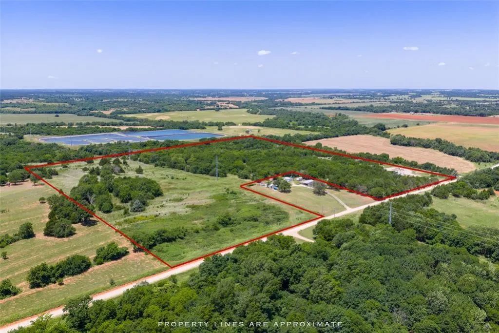 46.75 Acres in Washington, OK - Pasture, Trees & Pond - Main image