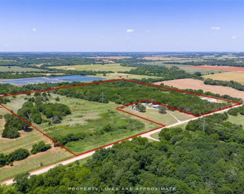 46.75 Acres in Washington, OK - Pasture, Trees & Pond in McClain County, OK