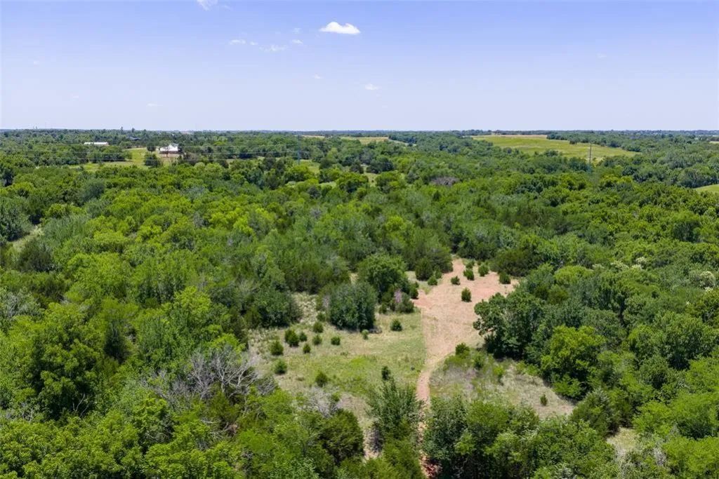 Decorative background for 46.75 Acres in Washington, OK - Pasture, Trees & Pond image 7