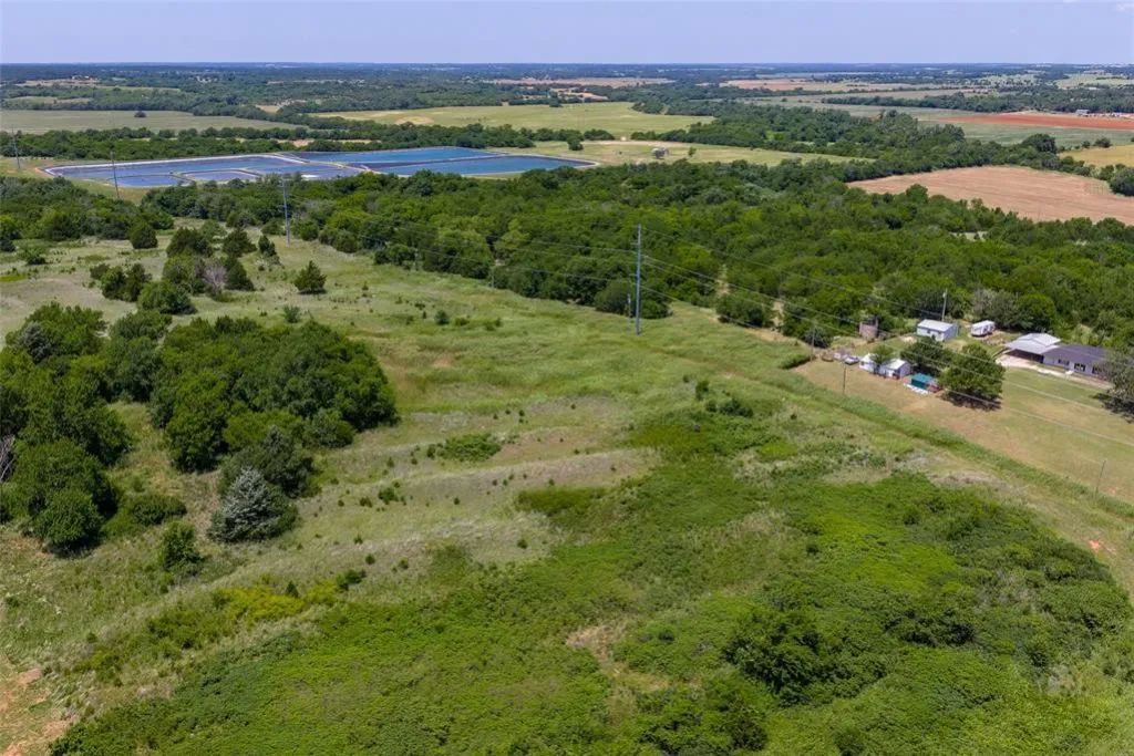 Decorative background for 46.75 Acres in Washington, OK - Pasture, Trees & Pond image 9