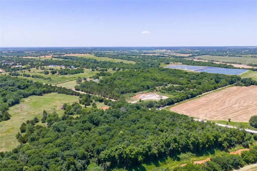 Decorative background for 46.75 Acres in Washington, OK - Pasture, Trees & Pond image 21