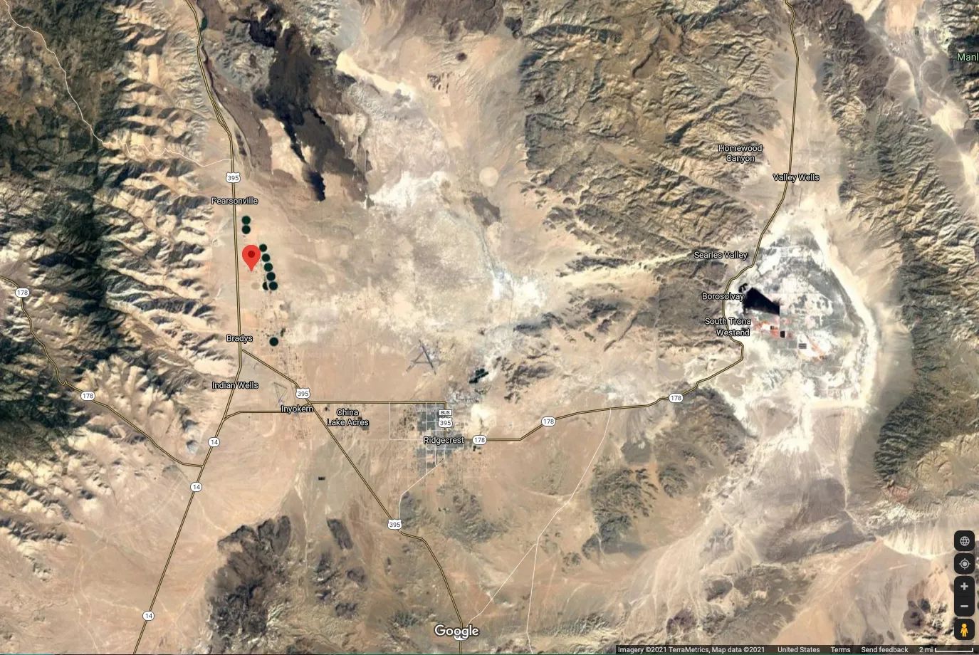 2.48 Acres Of Land For Sale In Inyokern, CA in Kern County, CA