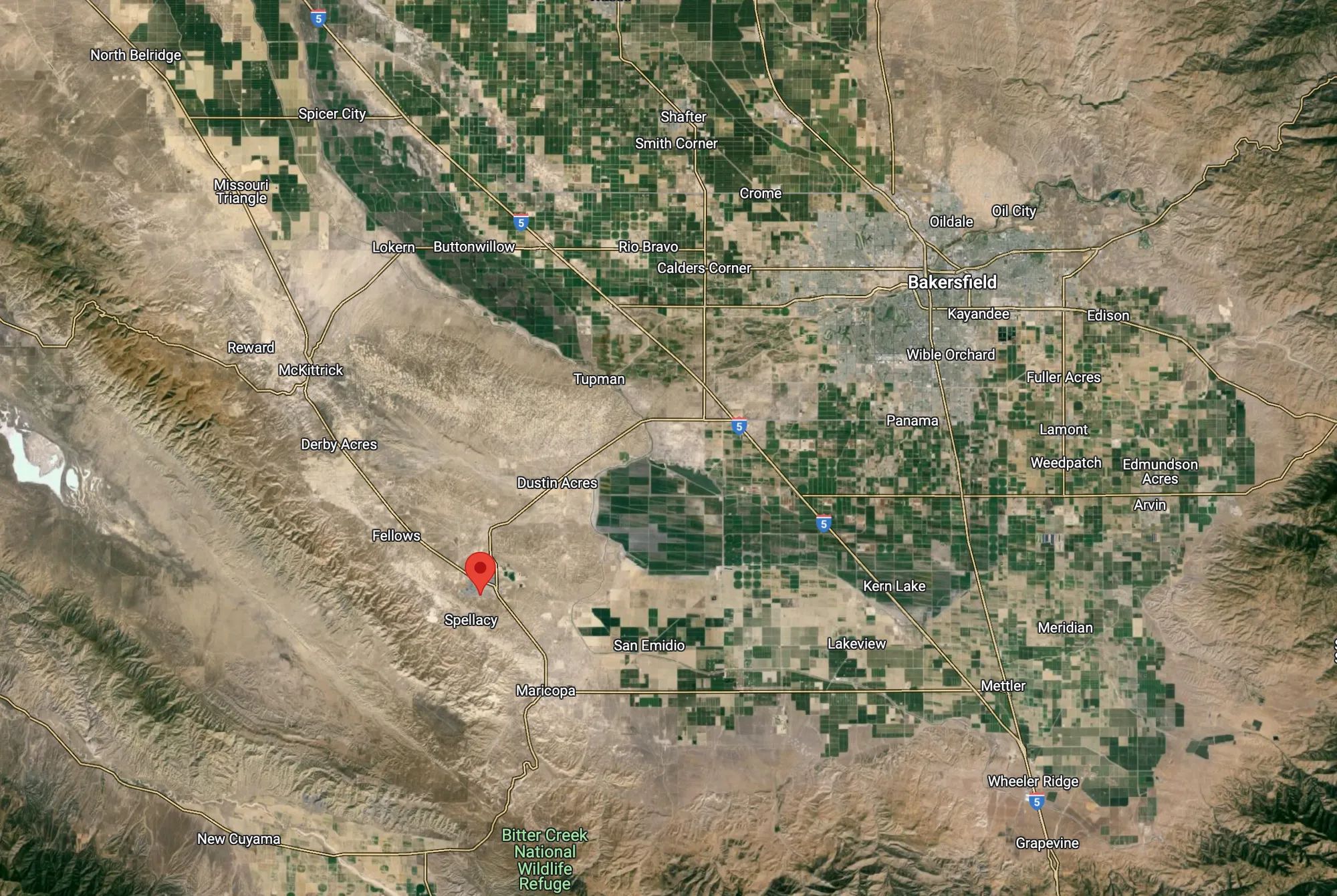 Corner, Undeveloped Lot in Residential Taft in Kern County, CA