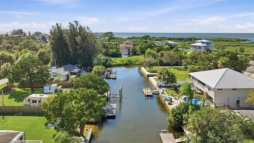 Decorative background for Waterfront Corner Residential Lot in Hudson, FL image 15