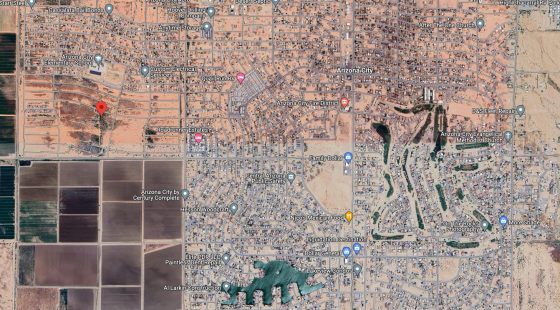 Level, Undeveloped Lot in Arizona City in Pinal County, AZ