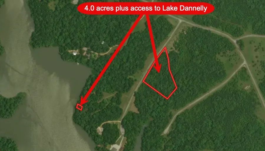 4-ACRE WOODED HOMESITE WITH SEPARATE 0.09-ACRE LAKE-ACCESS PARCEL GATED LEGACY SHORES – ALBERTA, ALABAMA - Image 2