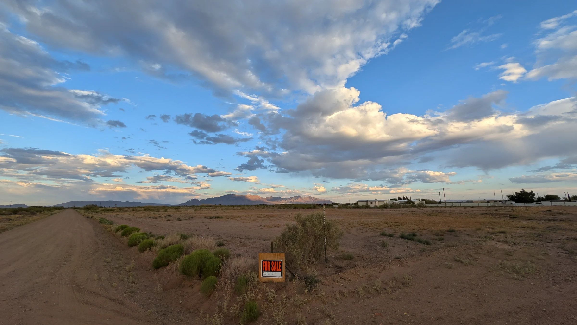 3.45 Acres - 2 Adjacent Lots - Paved Road Access - Deming, NM