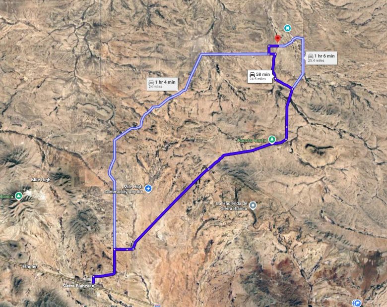 20 acres of unrestricted land and mountain views in Hudspeth County, TX
