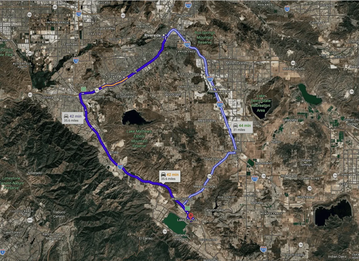 Decorative background for Two Adjoining Lots with Lake Views in Lake Elsinore, CA image 10