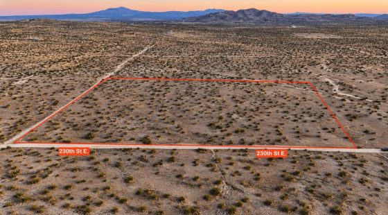 10.64 Acres in Hi Vista, CA – Corner Lot for Ranch or Off-Grid Living in Los Angeles County, CA