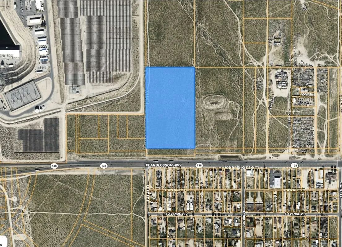 Decorative background for Two properties 18 Acres Commercial Acreage On Pearblossom Highway image 11