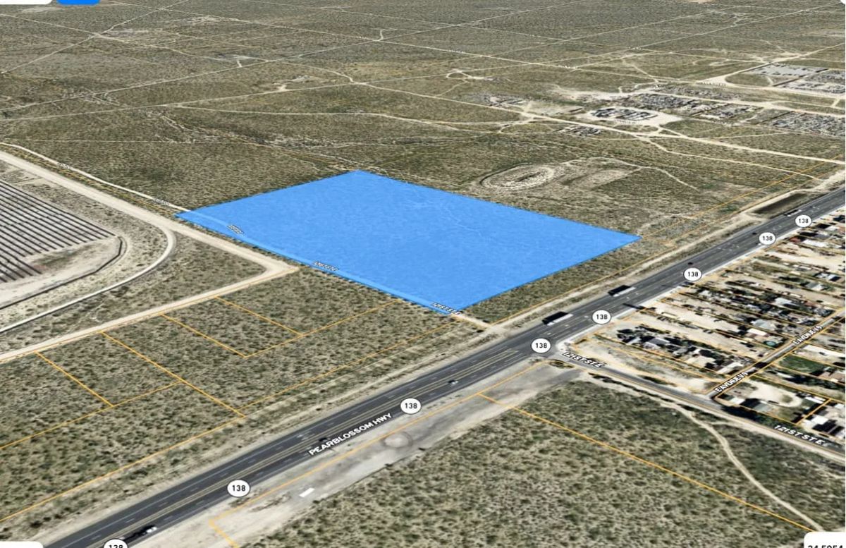 Decorative background for Two properties 18 Acres Commercial Acreage On Pearblossom Highway image 13