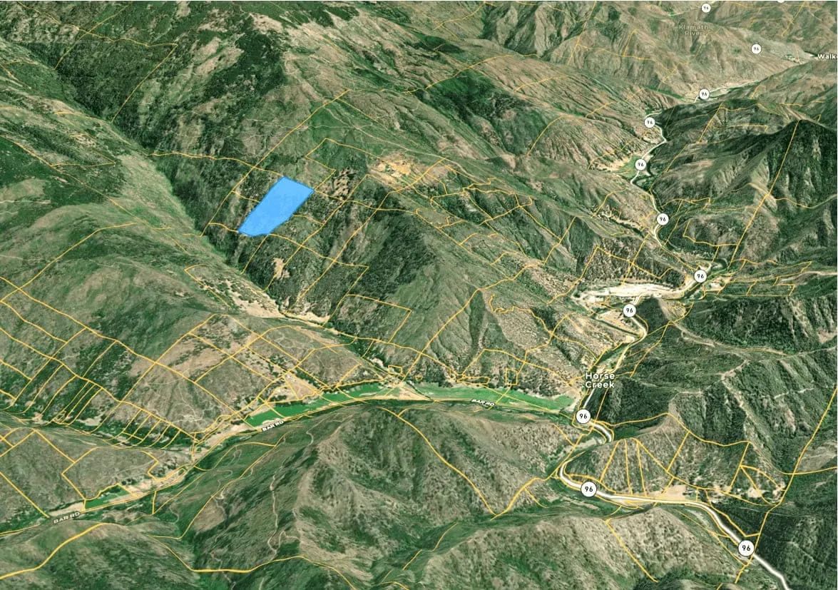 Decorative background for 76.5 Acres in Horse Creek, CA – Private Retreat Bordering Klamath National Forest image 9