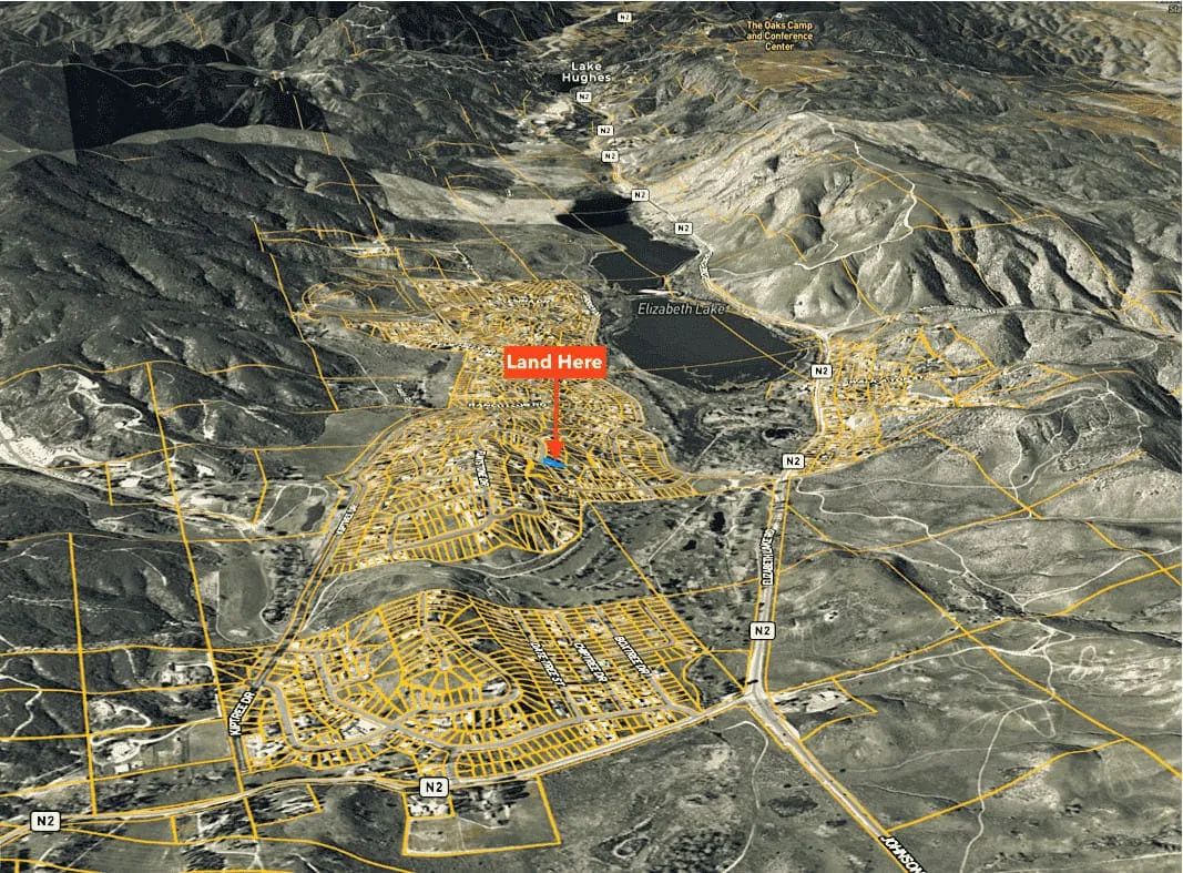 Decorative background for 0.18 Acres Near Lake Elizabeth – Build Your Mountain Retreat in Lake Hughes, CA image 9