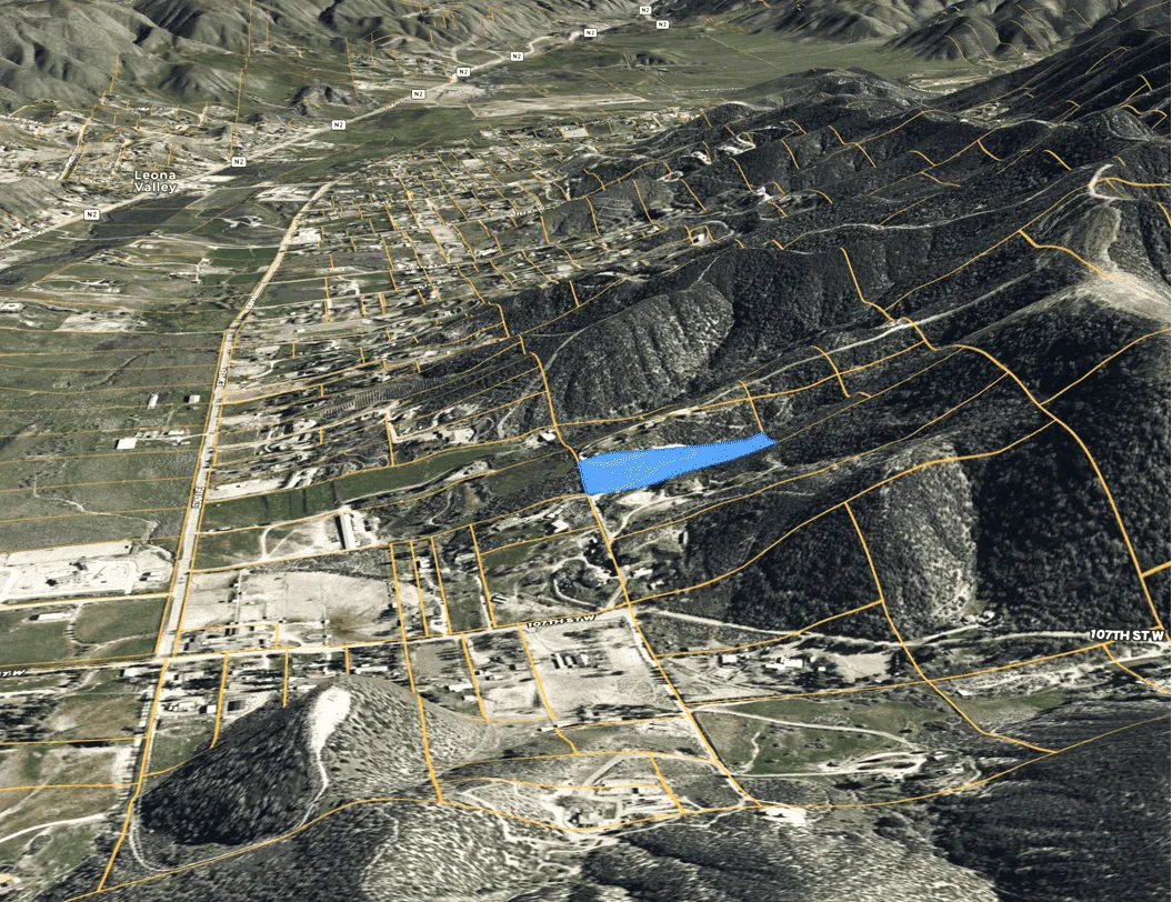 4 Parcels 10 Acres Leona Ave 107th St Leona Valley CA in Los Angeles County, CA