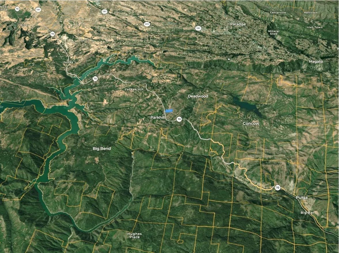 Decorative background for 19 Acres in Oroville, CA – Foothill Privacy, Views & Hwy 70 Access image 15