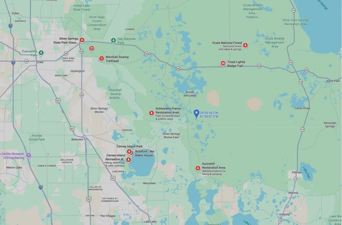 Decorative background for 0.18 Acre in Ocklawaha, FL – High & Dry Lot Near Lake Mary image 12